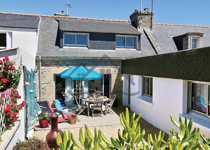 Localise - M3A La Maison Du Pecheur Au Guilvinec - Chambres Vue Mer - A 20M De La Mer Situee A La Pointe De Men Meur - Tout A Pied, Plage, Port, Centre, Commerces, Marche - Wifi Inclus - Linge De Lit Inclus - Jardin Clos - En Option , Menage Et Servi